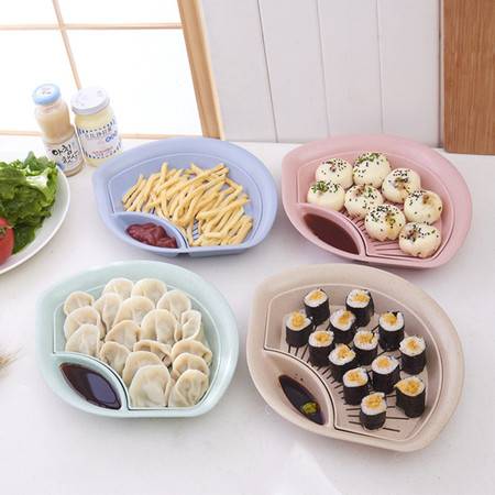 廚房里的精致巧思 小麥餃子盤，韓國創意家居新寵